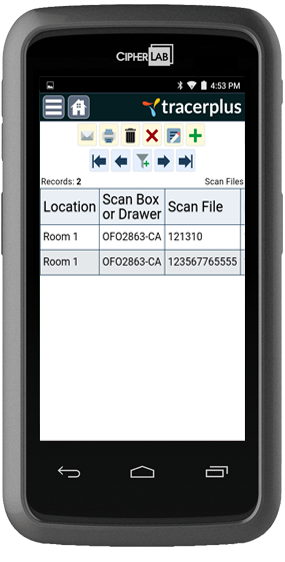 File and Folder Scanning - Data View