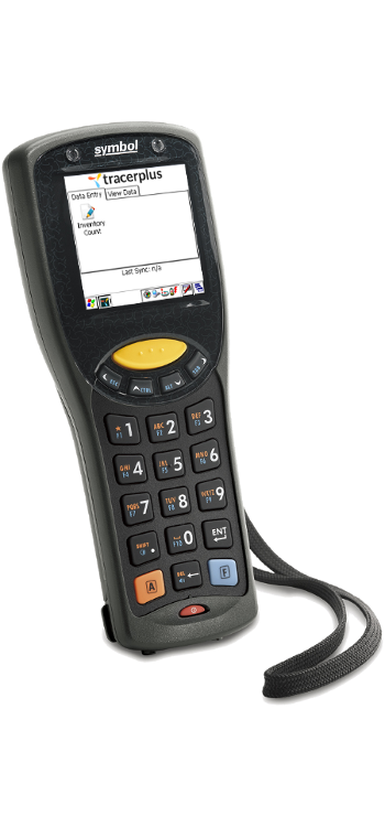 TracerPlus Inventory App running on the MC1000