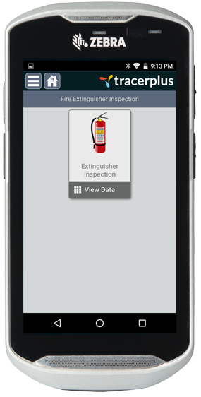 Fire Extinguisher Inspection Launcher Screen