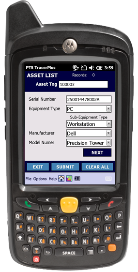 Asset List Page 1