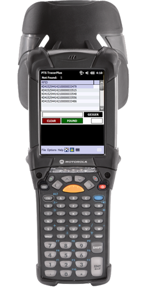 Multi-Tag RFID Geiger Counter Missing Tags