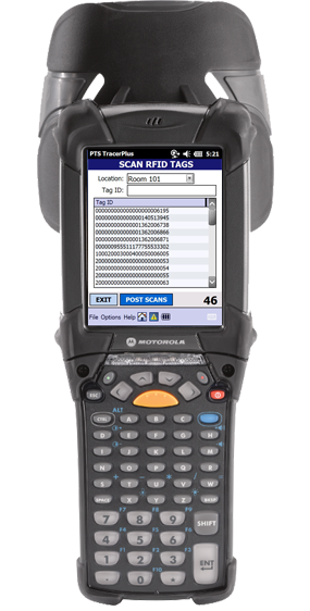 RFID Asset Quick Scan in action
