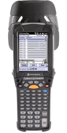RFID Asset Quick Scan Data View
