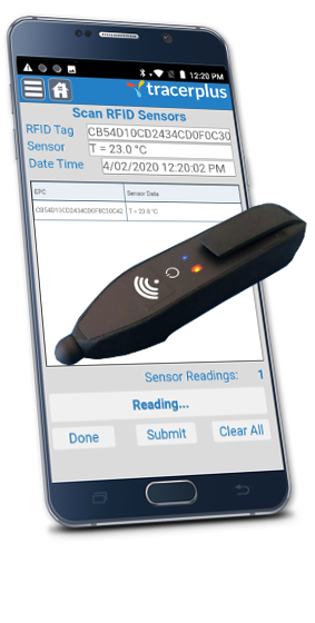 RFID sensor scanning with TracerPlus and Microsensys