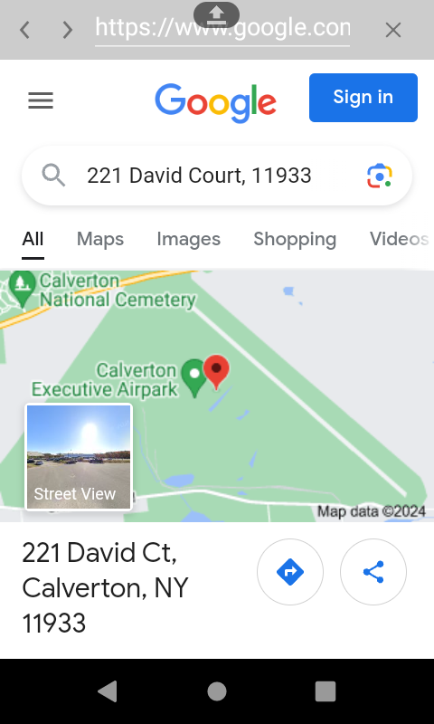 View address in google maps