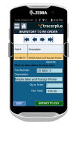 TracerPlus Inventory Manager Application