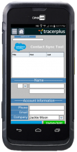 TracerPlus Salesforce Contacts Mobile Application
