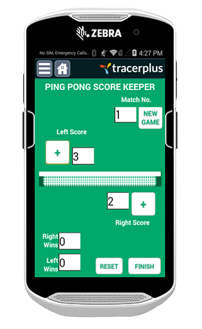 Ping Pong Score Keeper