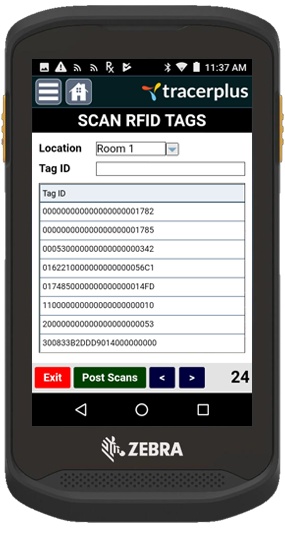 Zebra RFID Quick Scan and Geiger Demo
